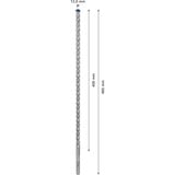 Bosch 2 608 900 113 foret Hammer drill bit 1 pièce(s), Perceuse Marteau perforateur, Hammer drill bit, 1,2 cm, 465 mm, Béton, pierre, 40 cm