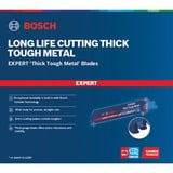 Bosch 2 608 900 365 Lame de scie sauteuse, à chantourner et sabre Lames de scie sabre Carbone 1 pièce(s) Lames de scie sabre, Fonte, Acier, Carbone, Bleu, 3 mm, 15 cm
