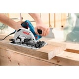 Bosch BOSCH GKS 55+ GCE + FSN L-BOXX, Scie circulaire Bleu, Bois, Noir, Bleu, Sans brosse, 16,5 cm, 4700 tr/min, 6,3 cm