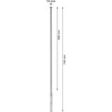 Bosch Expert Foret SDS Max-8X, Perceuse Marteau perforateur, Hammer drill bit, 1,4 cm, 740 mm, Béton, pierre, 60 cm