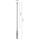 Bosch Expert Foret SDS plus-7X, Perceuse Marteau perforateur, Hammer drill bit, 6 mm, 215 mm, Béton, pierre, 15 cm