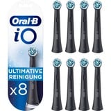 Braun Oral-B iO Nettoyage Ultime 8 pièces, Tête brosse à dent électrique Noir