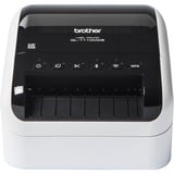 Brother QL-1110NWBc - Imprimante d'étiquettes de code-barres et d'expédition sans fil Noir/Blanc, DK, Thermique directe, 300 x 300 DPI, 110 mm/sec, Avec fil &sans fil, Noir, Blanc