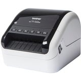 Brother QL-1110NWBc - Imprimante d'étiquettes de code-barres et d'expédition sans fil Noir/Blanc, DK, Thermique directe, 300 x 300 DPI, 110 mm/sec, Avec fil &sans fil, Noir, Blanc