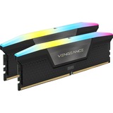 Corsair 64 Go DDR5-5600 Kit, Mémoire vive Noir, CMH64GX5M2B5600C36, Vengeance RGB, XMP 3.0