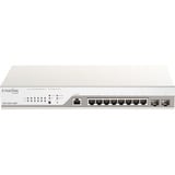 D-Link DBS-2000-10MP/E commutateur réseau Géré L2 Gigabit Ethernet (10/100/1000) Connexion Ethernet, supportant l'alimentation via ce port (PoE) Gris, Switch Géré, L2, Gigabit Ethernet (10/100/1000), Connexion Ethernet, supportant l'alimentation via ce port (PoE), Grille de montage