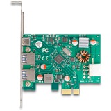 DeLOCK Carte PCI Express x1 vers 1 x USB Type-C femelle PD 30 W + 2 x USB Type-A femelle USB 5 Gbps, Contrôleur USB 