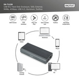 Digitus DA-71158, Boîtier disque dur Aluminium
