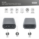 Digitus DA-71158, Boîtier disque dur Aluminium
