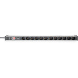 Digitus DN-95435, Multiprise Noir/en aluminium