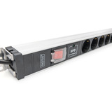 Digitus DN-95435, Multiprise Noir/en aluminium