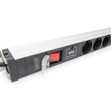 Digitus DN-95435, Multiprise Noir/en aluminium