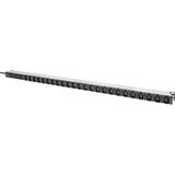 Digitus PDU IT de base avec profilé en aluminium, 24x C13, 3x C19, Multiprise Noir/en aluminium