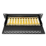 Digitus Panneau de brassage 10" Cat.6 12 ports 1U Noir