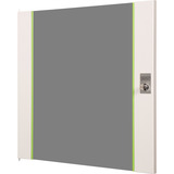 Digitus Porte avant en verre pour armoire murale 19" 12U série Unique, Panneau avant Gris