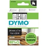Dymo D1 étiquettes autocollantes authentiques | impression en noir sur fond blanc | 24 mm x 7 m | pour étiqueteuses LabelManager, Ruban Noir sur blanc, Polyester, Belgique, -18 - 90 °C, DYMO, LabelManager, LabelWriter 450 DUO