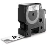 Dymo D1 étiquettes autocollantes authentiques | impression en noir sur fond blanc | 24 mm x 7 m | pour étiqueteuses LabelManager, Ruban Noir sur blanc, Polyester, Belgique, -18 - 90 °C, DYMO, LabelManager, LabelWriter 450 DUO