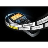 Dymo LabelManager LabelManager420P Étiqueteuse portable rechargeable | hautes performances avec connexion PC/Mac | Clavier ABC avec Malette de Transport et 4 Ruban D1, Étiqueteuse Noir/Argent, Noir, Gris