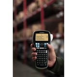 Dymo LabelManager LabelManager420P Étiqueteuse portable rechargeable | hautes performances avec connexion PC/Mac | Clavier ABC avec Malette de Transport et 4 Ruban D1, Étiqueteuse Noir/Argent, Noir, Gris