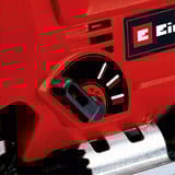 EINHELL Kit TC-JS 80/1, Scie sauteuse Rouge/Noir, Comprend une mallette et trois lames de scie (queue en T)