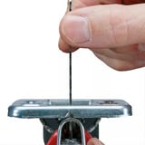 EINHELL Kit TC-JS 80/1, Scie sauteuse Rouge/Noir, Comprend une mallette et trois lames de scie (queue en T)