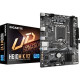 GIGABYTE H610M K V2 Carte mère - Processeurs Intel Core 14ᵉ génération, jusqu'à 5600 MHz DDR5, 1xPCIe 3.0 M.2, LAN 1GbE, USB 3.2 Gen 1 carte mère socket 1700 jusqu'à 5600 MHz DDR5, 1xPCIe 3.0 M.2, LAN 1GbE, USB 3.2 Gen 1, Intel, LGA 1700, Intel® Celeron®, Intel Core i3 12th Gen, Intel Core i3 13th Gen, Intel Core i3 14th Gen, Intel..., LGA 1700, DDR5-SDRAM, 128 Go