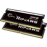 G.Skill 64 Go DDR5-5600 (2x 32 Go) Kit, Mémoire vive Noir, F5-5600S4040A32GX2-RS, Ripjaws, XMP