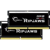 G.Skill Ripjaws 64 Go DDR5-5600 (2x 32 Go) mémoire PC portable Noir, F5-5600S4040A32GX2-RS, SO-DIMM, XMP 3.0