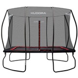 HUDORA Trampoline 4square 215 x 305, Appareil de fitness Noir/Rouge