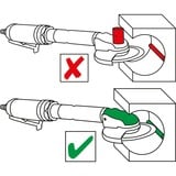 Hazet Tiefenschleifer 9033P-8, Ponceuse Noir