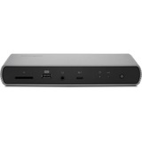 Kensington SD5700T Station d’accueil Thunderbolt™ 4 avec 2 sorties 4K, alimentation 90W - Windows/macOS, Station d'accueil Gris/Noir, alimentation 90W - Windows/macOS, Avec fil, Thunderbolt 4, 90 W, 3,5 mm, 100,10,1000 Mbit/s, Gris