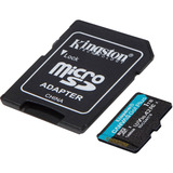 Kingston Canvas Go! Plus microSDXC 1 To, Carte mémoire Noir, Avec adaptateur, Classe 10, UHS-I U3, V30, A2