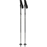 Komperdell Carbon FXP.4 Expedition Vario, Appareil de fitness Noir/Argent, noir/argent, 1 paire, 120-140 cm