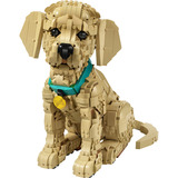 LEGO Icônes chiot Golden Retriever, Jouets de construction 