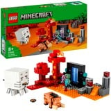 LEGO Minecraft - L'embuscade au portail du Nether, Jouets de construction 21255