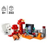 LEGO Minecraft - L'embuscade au portail du Nether, Jouets de construction 21255