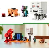 LEGO Minecraft - L'embuscade au portail du Nether, Jouets de construction 21255