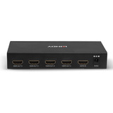 Lindy Splitter HDMI 4K 4 ports, Repartiteur HDMI Noir