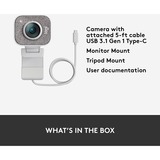 Logitech StreamCam, Webcam Blanc