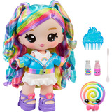 MGA Entertainment Yummiland Large Doll + Lipgloss Pet- Rainbow (Skyler Rainbow Belt), Poupée Grande poupée, Femelle, 4 an(s), Garçon/Fille, 250 mm, Multicolore