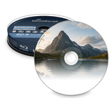 MediaRange BD-R 25 GO, Disques Blu-ray 6x, 10 pièces, imprimable, Vente au détail