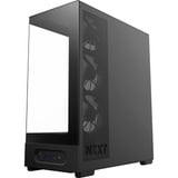 NZXT S5 RGB boîtier midi tower Noir | 2x USB-A | 1x USB-C | RGB | Verre trempé