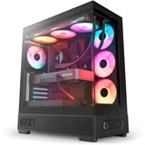 NZXT S5 RGB boîtier midi tower Noir | 2x USB-A | 1x USB-C | RGB | Verre trempé