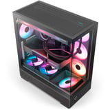 NZXT S5 RGB boîtier midi tower Noir | 2x USB-A | 1x USB-C | RGB | Verre trempé