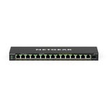 Netgear GS316EPP, Switch Noir, Géré, Gigabit Ethernet (10/100/1000), Full duplex, Connexion Ethernet, supportant l'alimentation via ce port (PoE)