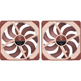 Noctua NF-A14x25 G2 PWM Sx2-PP ventilateurs de boîtier 2 pièces, 140 x 140 x 25 mm