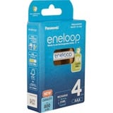 Panasonic Pile rechargeable eneloop, Micro AAA 1,2V, Batterie 