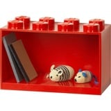 Room Copenhagen Étagère en briques LEGO, 8 plots Rouge