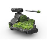 Schleich ELDRADOR CREATURES Jet de Pierre rétrofriction avec Mini Creature, Figurine Action/Aventure, 6 an(s), Vert, Gris