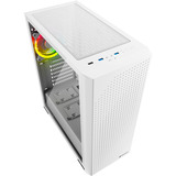 Sharkoon VS9 RGB reconditionné boîtier midi tower Blanc | 2x USB-A | 1x USB-C | RGB | Verre Trempé